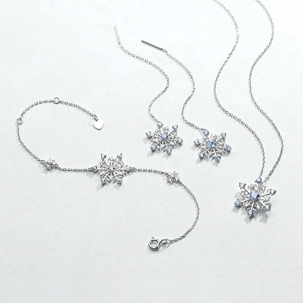 Orecchini Fiocco Di Neve