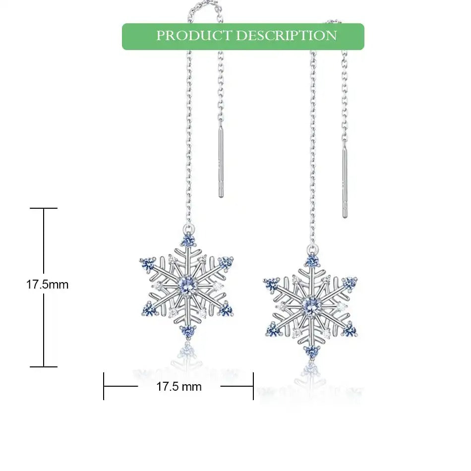 Orecchini Fiocco Di Neve